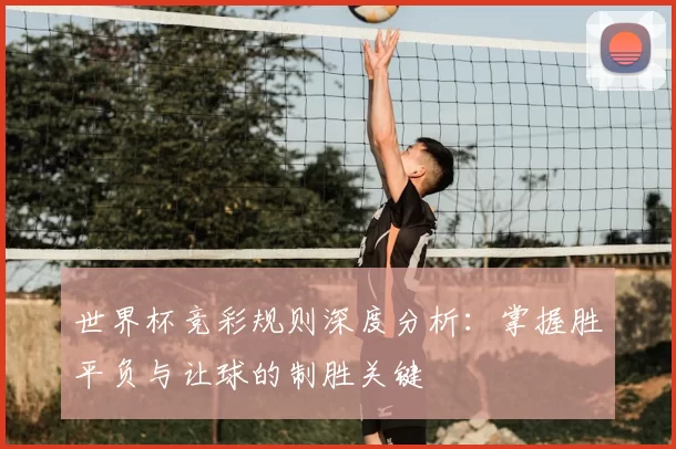 世界杯竞彩规则深度分析：掌握胜平负与让球的制胜关键