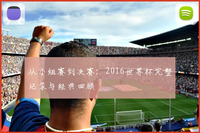 从小组赛到决赛：2016世界杯完整记录与经典回顾